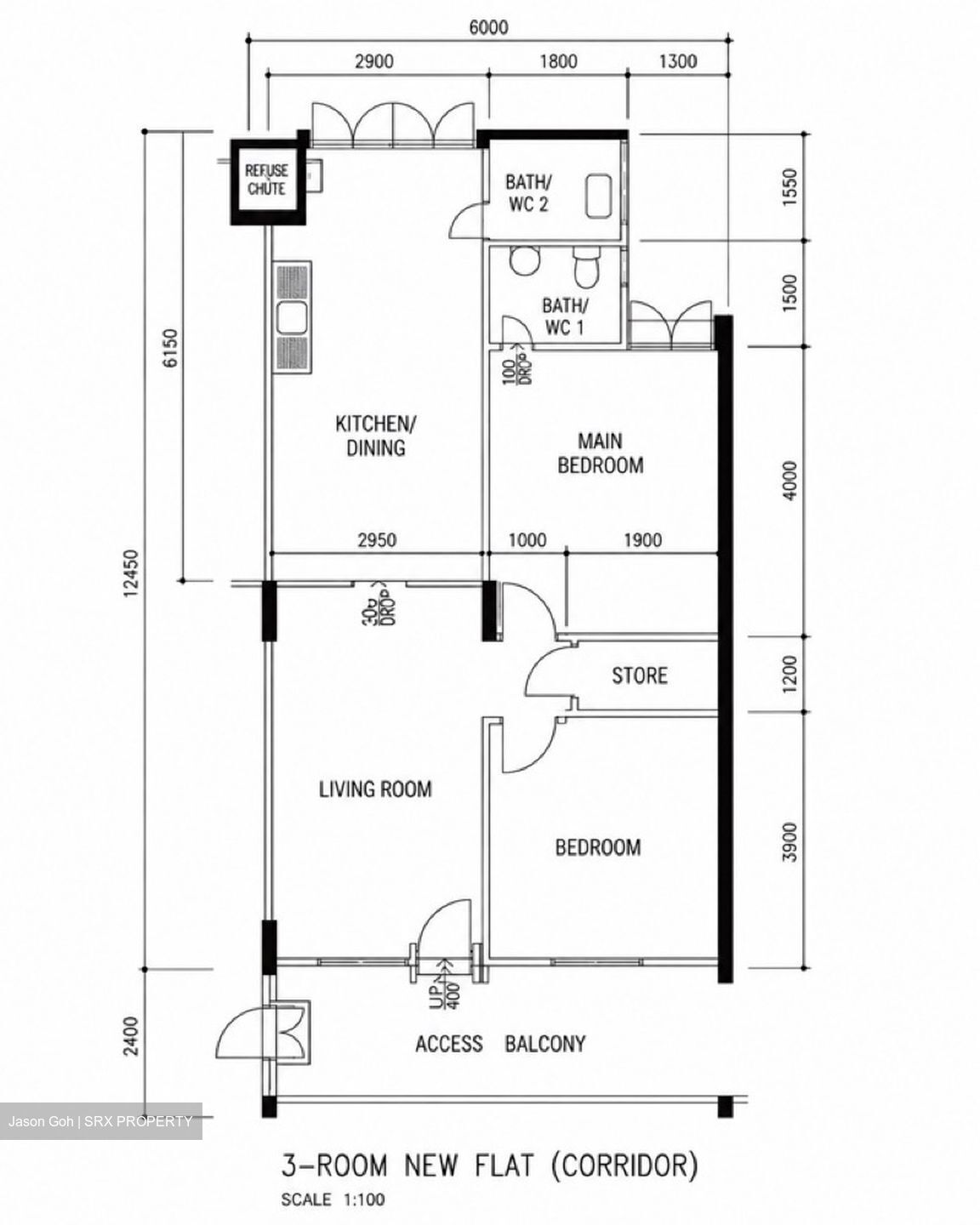 Blk 133 Bukit Batok West Avenue 6 (Bukit Batok), HDB 3 Rooms #624133501